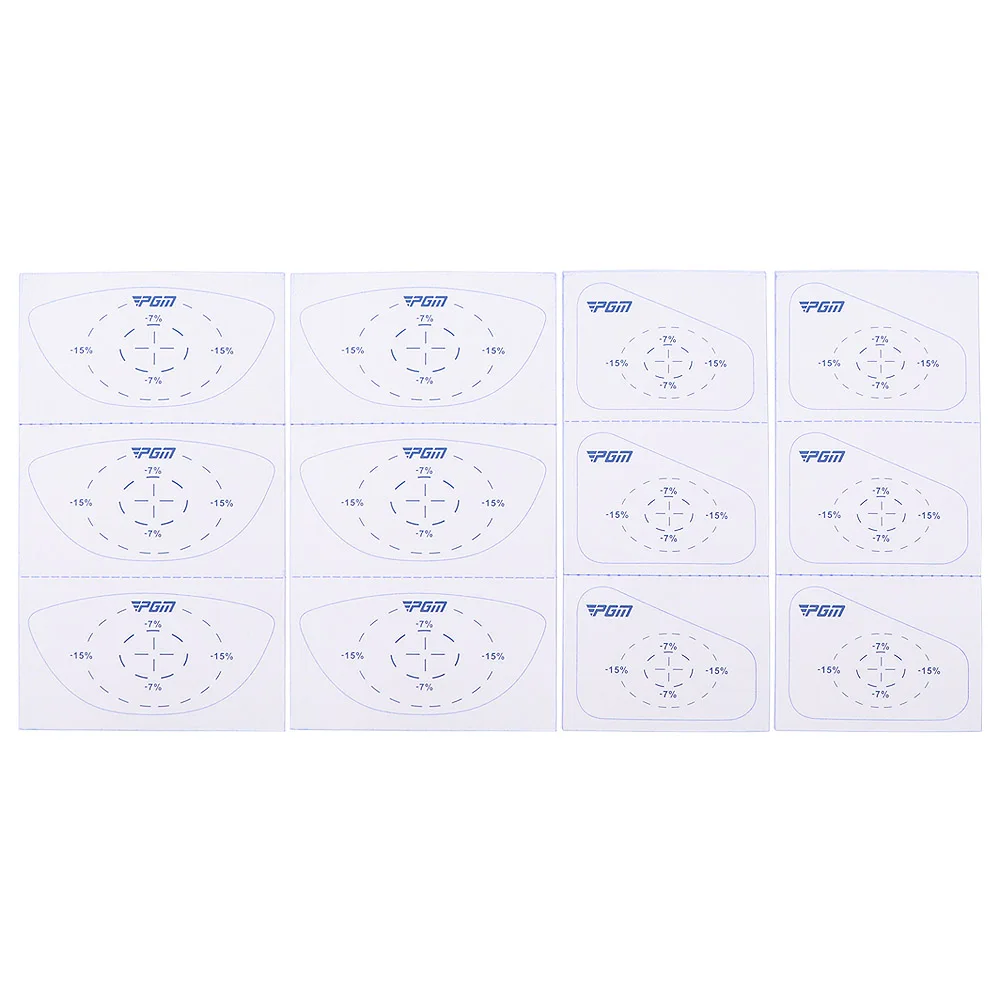 

Self Teaching Golf Club Scoring Paper Hitting Recorder Impact Tape Golf Impact Stickers Strike Point Swing Trainer