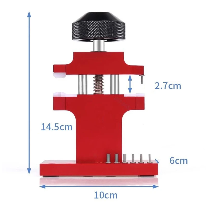 7-Pin Push Type Watch Crown Tube Removal Tool Watchmaker Watch Friction Tube Repair and Removal Tool