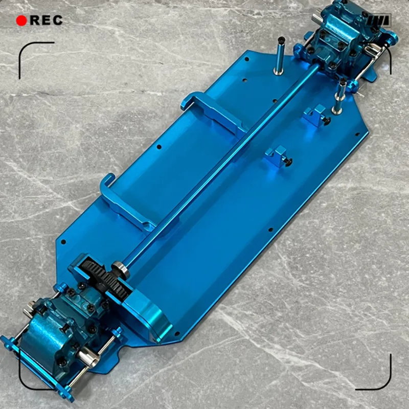 Upgrade metalowa płyta dolna skrzynia biegów różnicowy pakiet napędowy dla WLtoys 1/12 124016 124017 124018 124019 części do zdalnie sterowanego