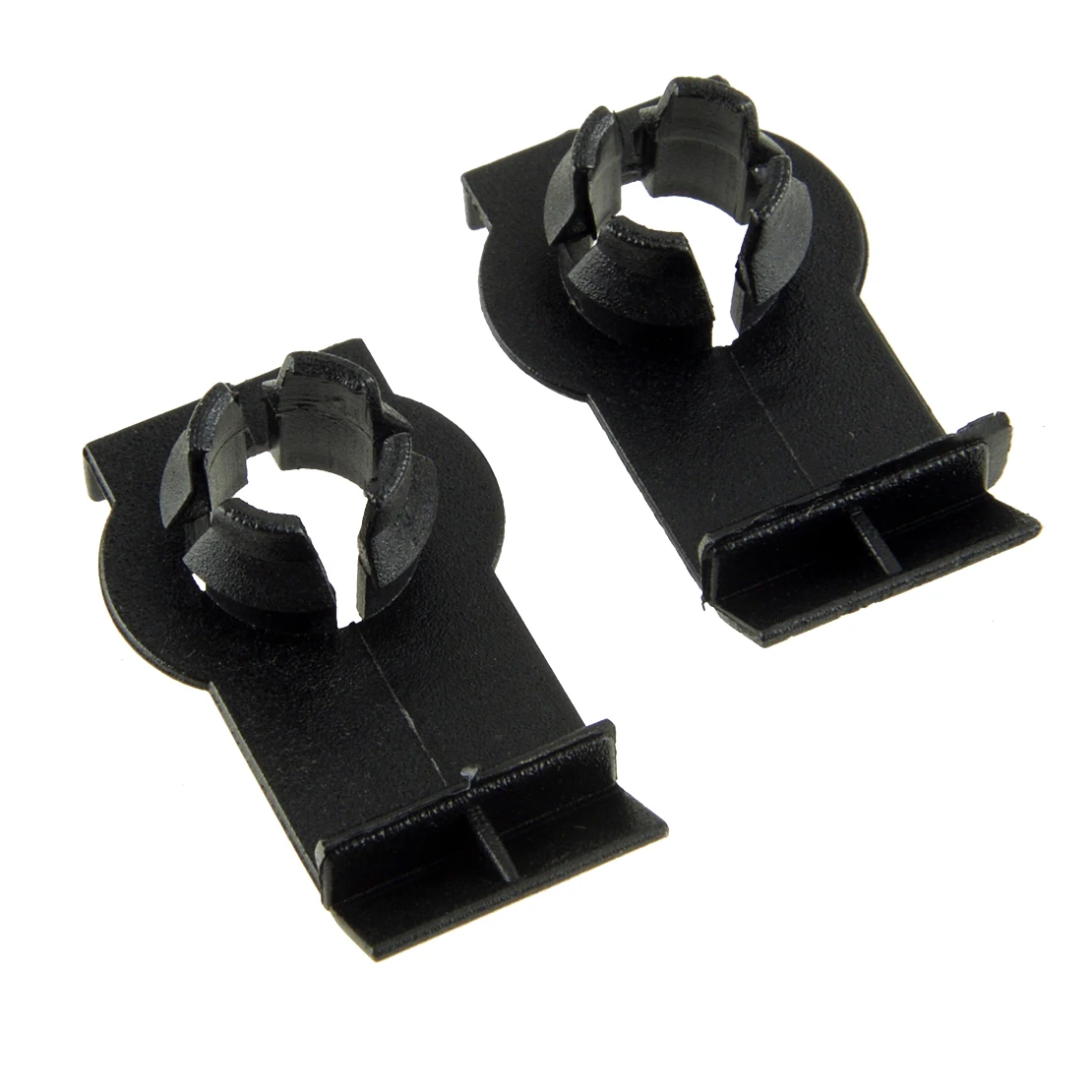 2pcs/Set Black Car Front Left & Right Window Regulator Clips Plastic Fit for BMW X5 E53 2000 2001 2002 2003 2004 2005 2006