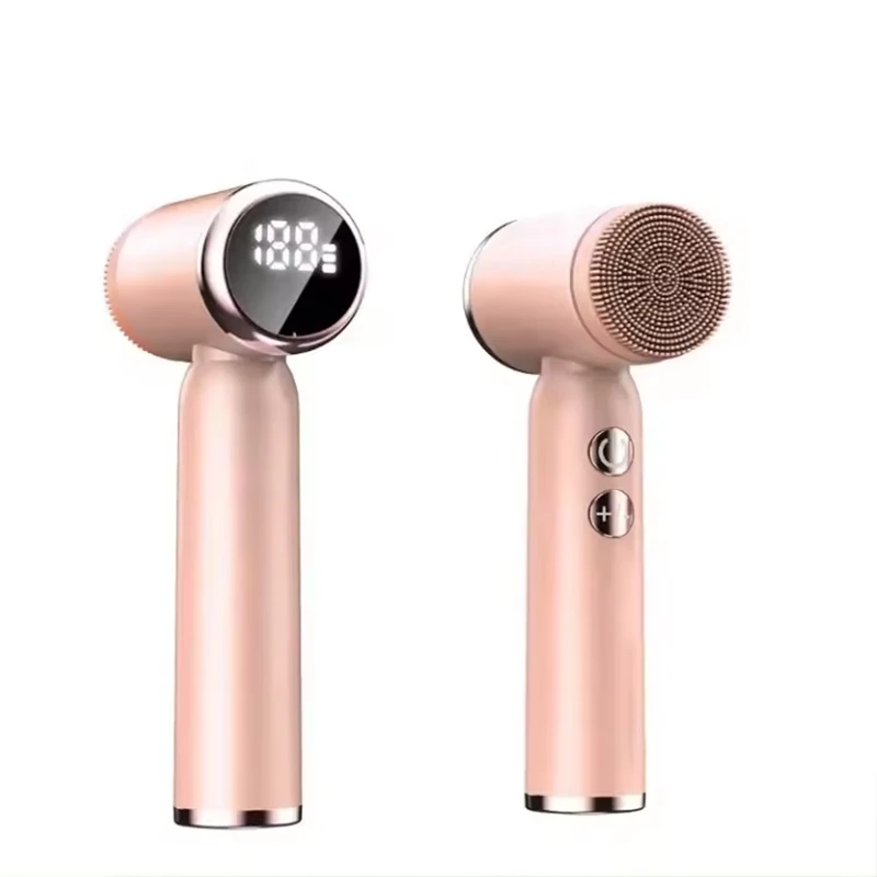 منظف مسام محمول قابل للتبديل، IPX 7 مقاوم للماء، منظف كهربائي للوجه، سيليكون للتقشير والتنظيف #3