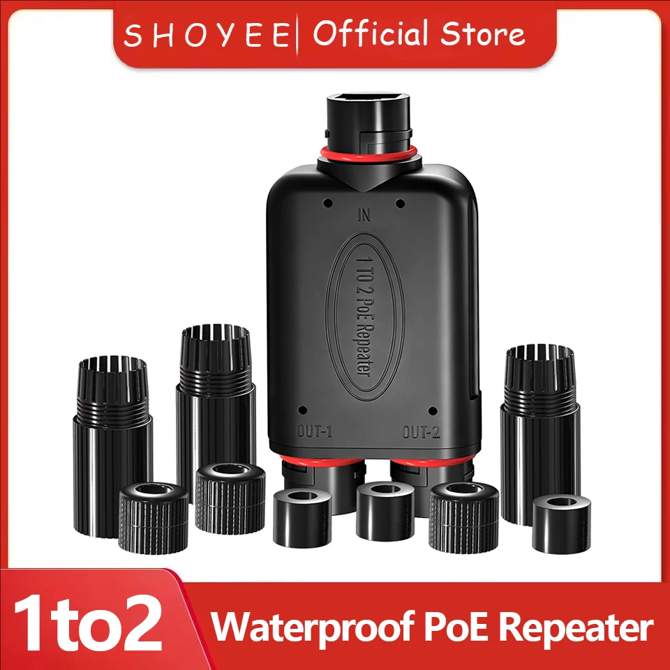 repetidor-poe-a-prova-d'Agua-com-2-portas-ip67-100mbps-e-1000mbps-extensor-poe-1-para-2-com-ieee8023af-at-48v-para-uso-externo-com-switch-poe-e-camera