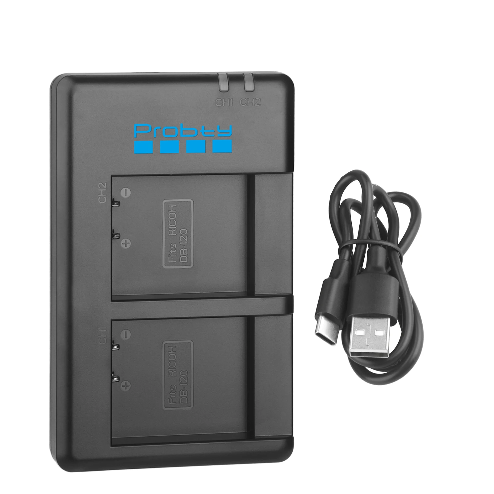 2000mAh DB-120 充電式バッテリー リコー GR Ⅳ GR4 カメラ用 DB-120