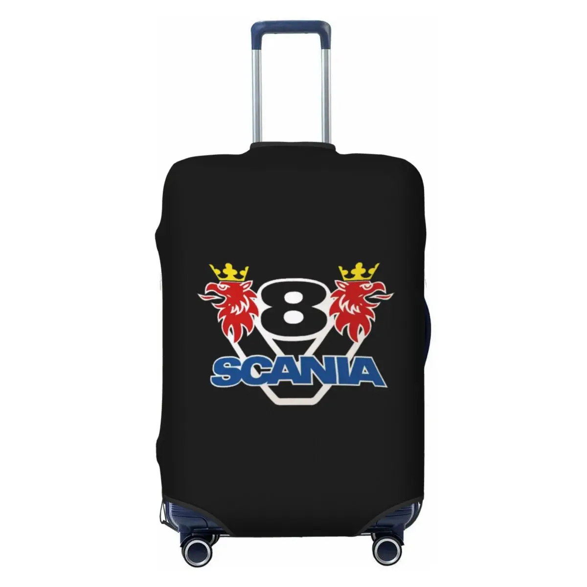 

Custom Sweden Truck Saabs Scanias Logo Luggage Cover Elastic Car Club Travel Suitcase Protective Covers Suit For 18-32 inch
