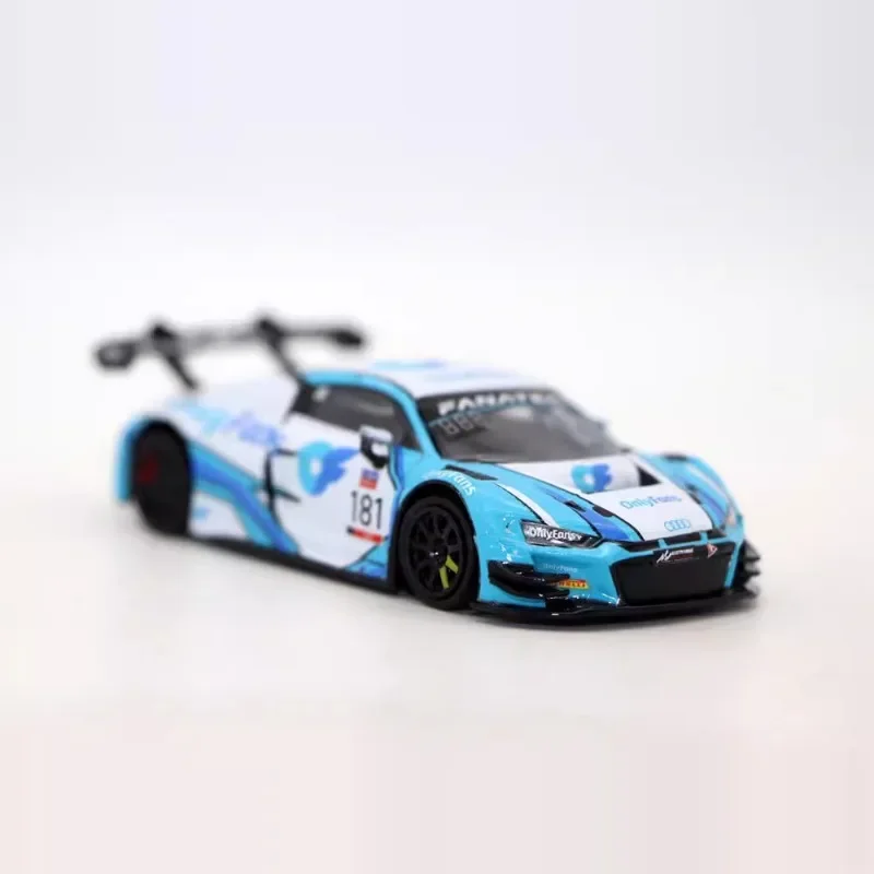 PARA 1:64 2022 Audi R8 Audi LMS legering simulatiemodel, kindercollectie decoratief speelgoed, vakantiecadeaus voor vrienden.