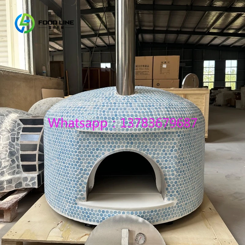 

Customized High Quality Large Commercial Wood Fired Pizza Oven Wooden Fire Outdoor Kitchen Pizza Oven for Outdoor Garden