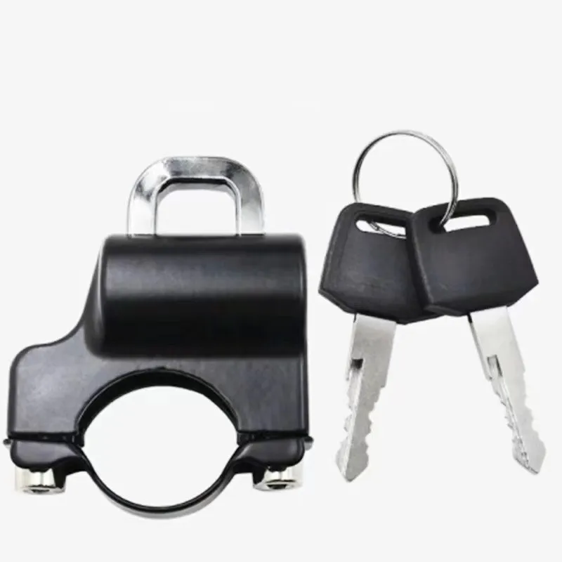 Electric Car Helmet Lock Anti-Theft Fixed Lock Motorcycle Security Cap Lock Battery Car Key Hook Lock