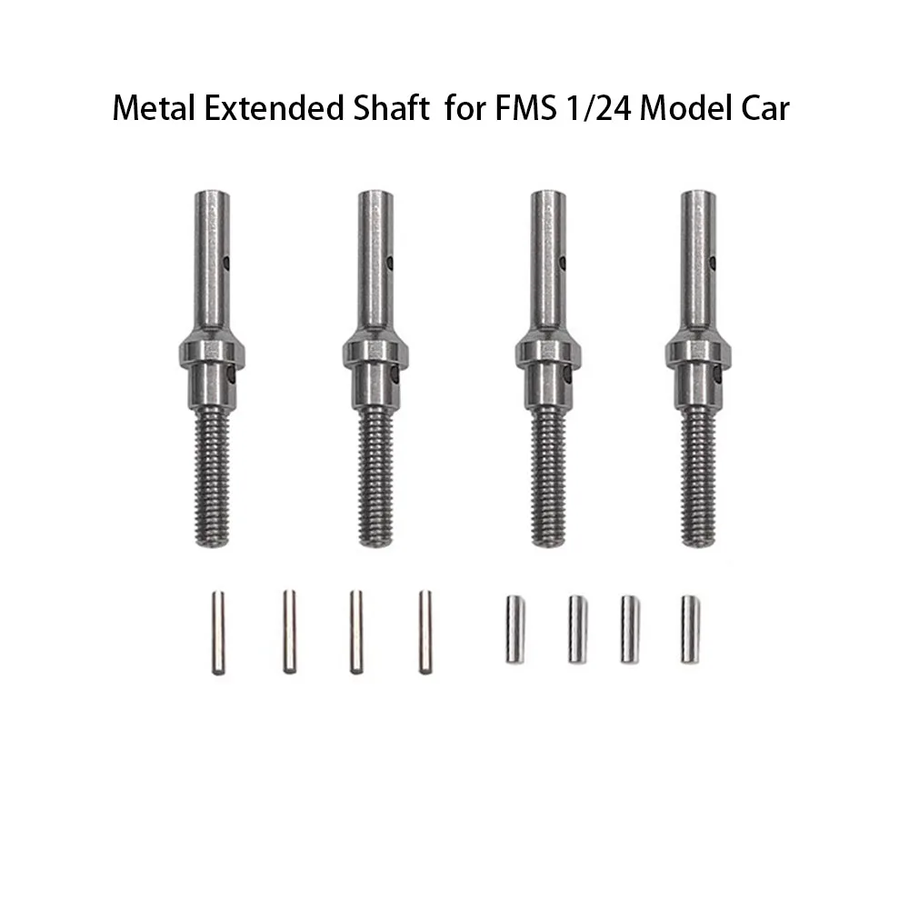 

​For FMS 1/24 Model Car Metal Extension Shaft Modification Upgrade Parts RC Car Accessories