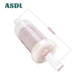 10mm Universal Petrol Gas Oil Fuel Filter for HONDA for KAWASAKI for YAMAHA for SUZUKI Street Dirt Bike ATV Motorcycle