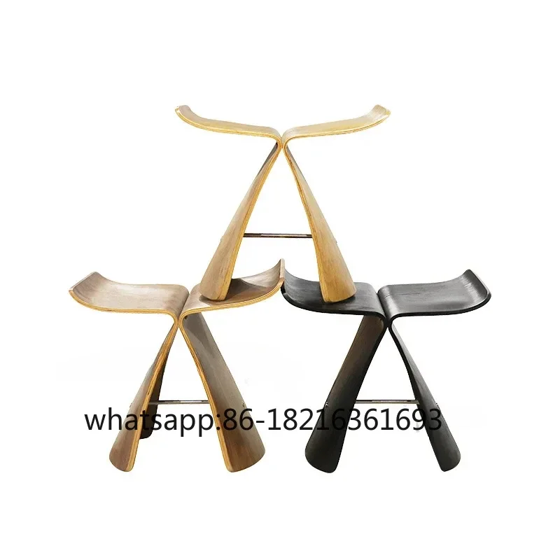 

Подставка для ног из массива дерева, табурет для обуви из орехового дерева