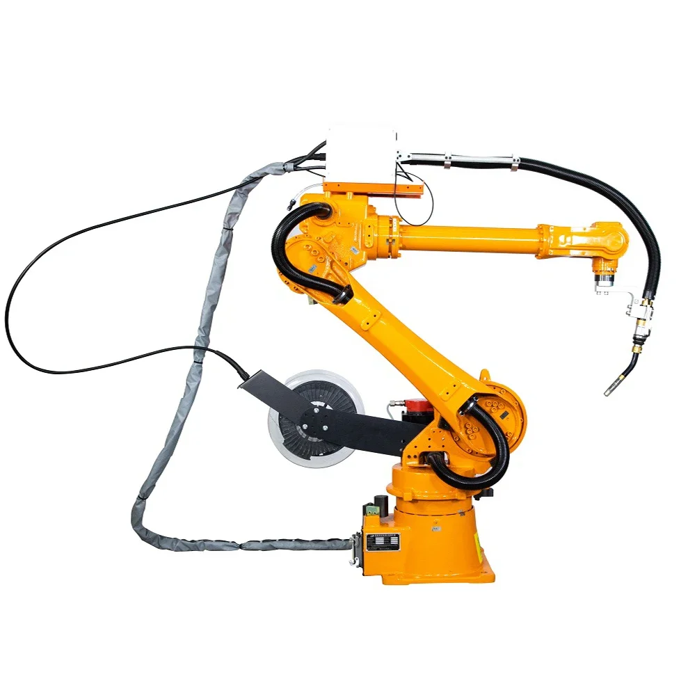 Robô De Soldagem Eficiente Seguro, 6 Dof Robot Arm Machine para Solda MIG Similar, KUKA e Preço