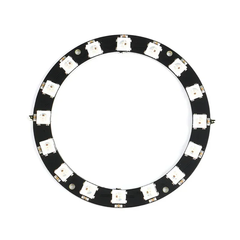 

Круглая светодиодная кольцевая доска, полноцветный светодиод 5050 RGB со встроенными в дальние фонари, 8 бит/12 бит/16 бит/6 бит, электронная работа, WS2812 m