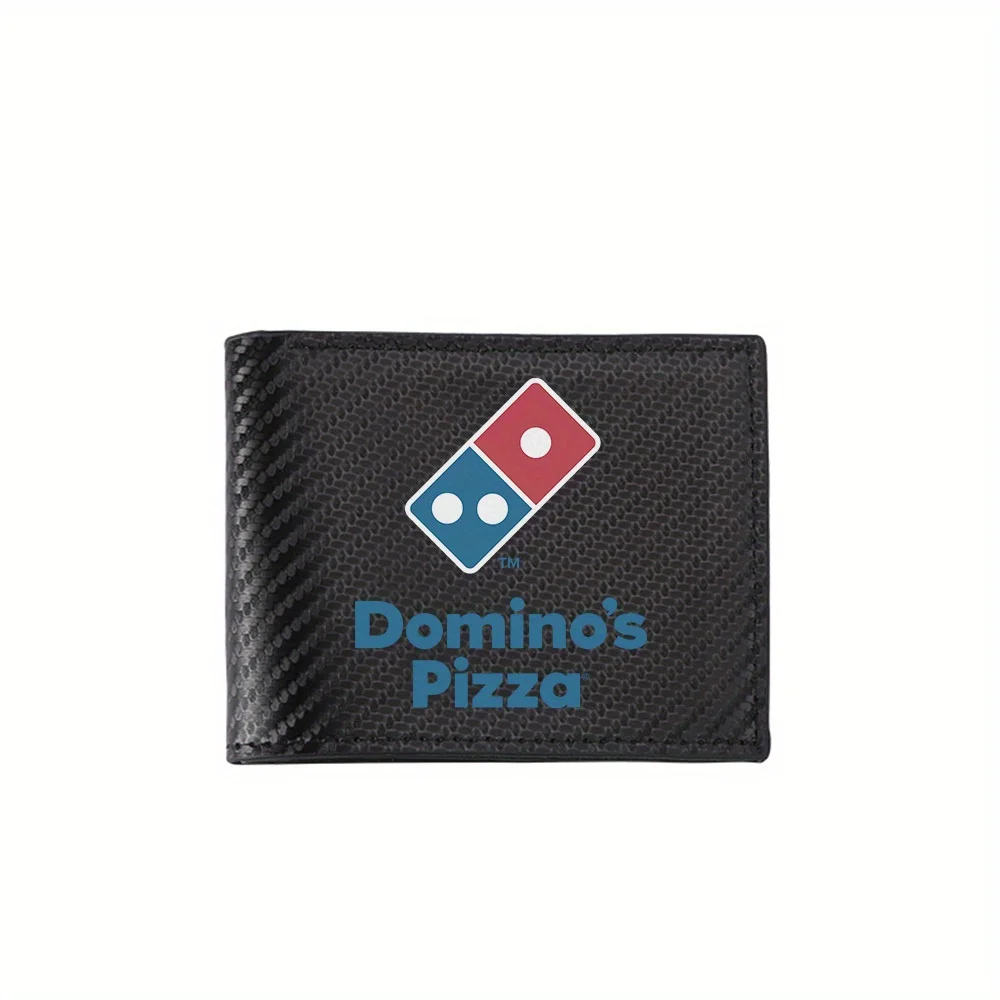 

Мужские кошельки с логотипом Domino's Pizza в белый горошек, простые деловые, современные, стильные, с принтом, подарки для отца, парня, Рождества