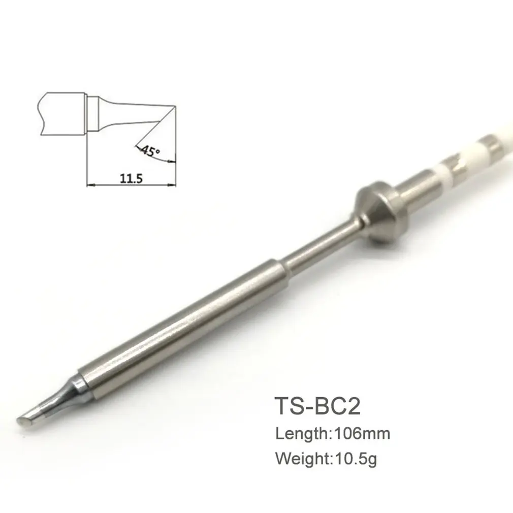 TS100 Mini Soldering Iron Digital Soldering Iron Tip Replacement Bit Head B2 BC2 C4 D24 K I Ku ILS C1 Lead Free