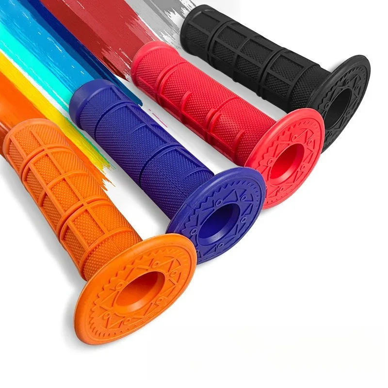 

2PCS Motorcycle Parts Modified Rubber Non-slip Waterproof Wear-resistant Handle Grips Motorcycle Gear and Accessories