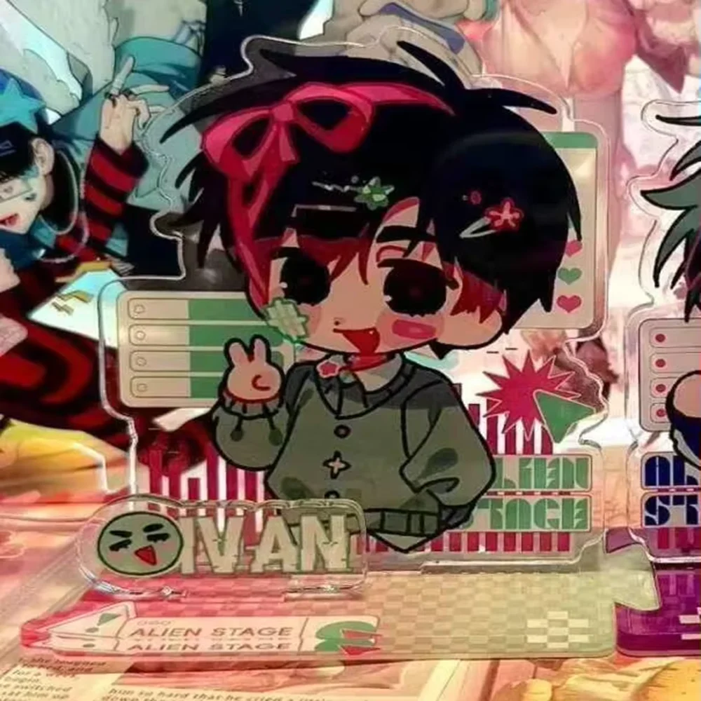 

Alien Stage Ivan Sua Till Anime Figure Shake Fighter Acrylic Stand Model Plate Desk Decor Standing Sign Fans Gift