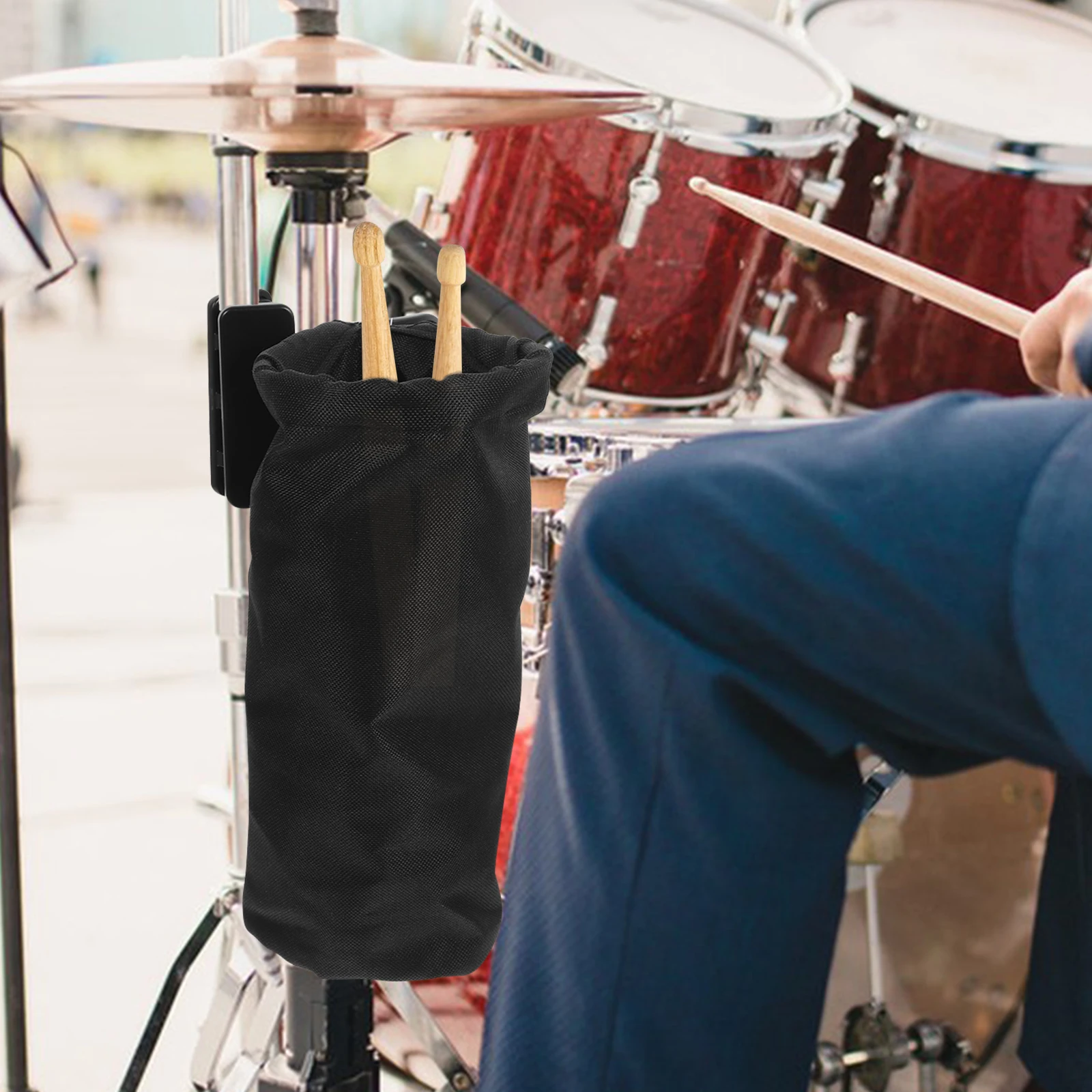 

Drum Stick Bag Oxford Cloth ABS Wear Resistant Portable ganizer Protective Case For Practice Stage Drum Sticks Holder Musical