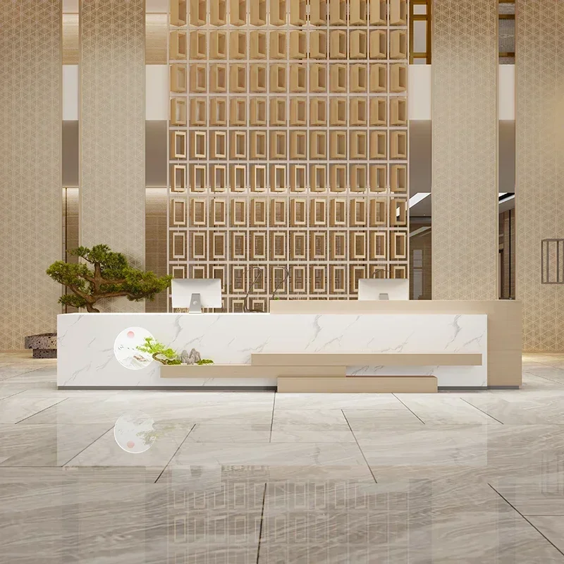 Organizers Reception Desk Counter Cafe Room Office Table Atelier Promotional Hairdressing Minimalist Mostrador Lounge Furniture