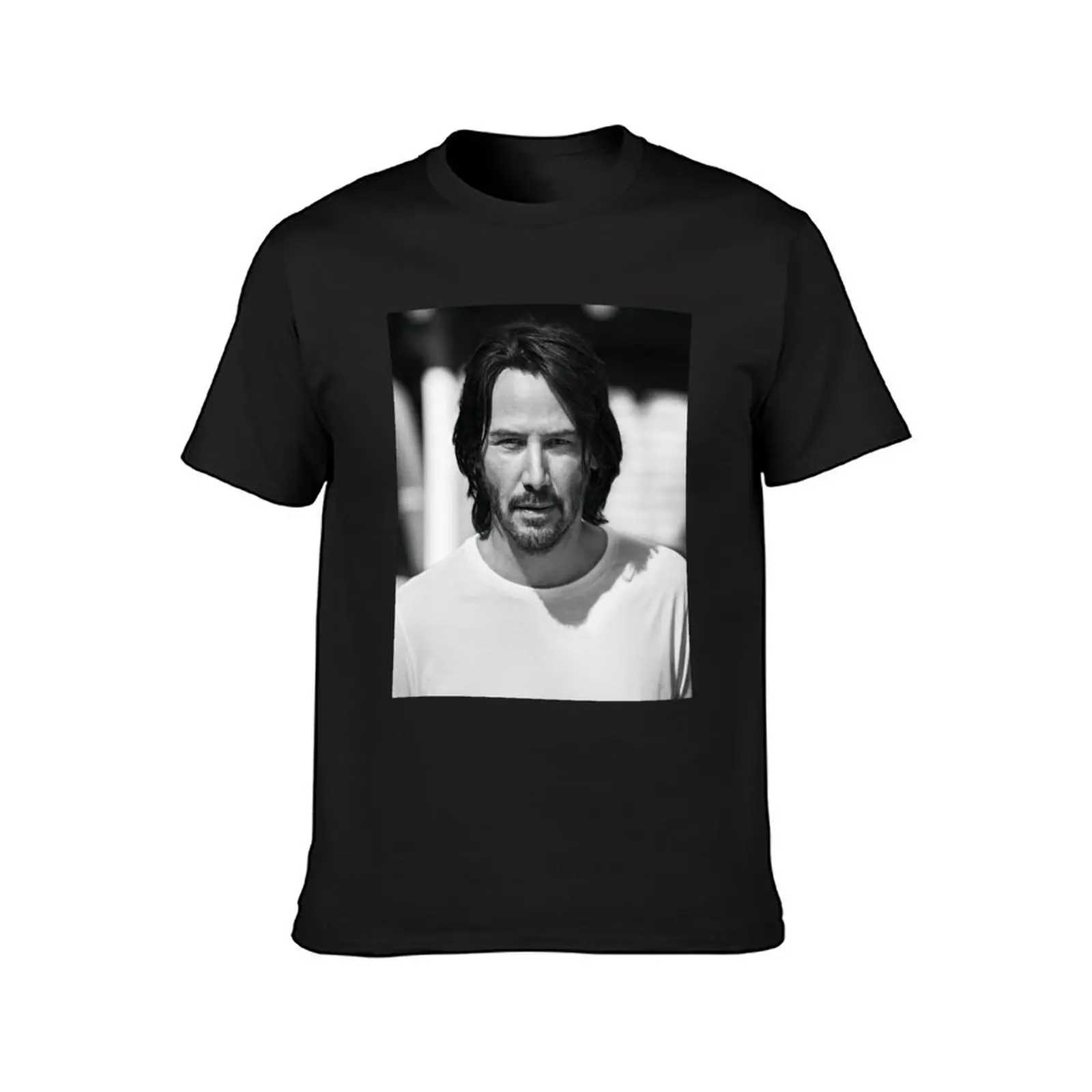 keanu reeves T-Shirt korean fashion quick drying customs design your own funny t shirts for men