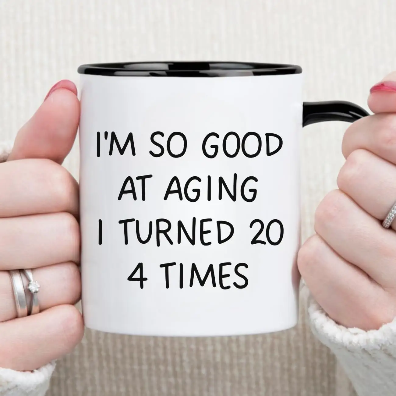 MissDaisy-60/80th Birthday Mug, 60/80th Birthday Gift, 60/80 year old birthday, 60/80th Birthday Party Gift, Funny 60th/80th Cup