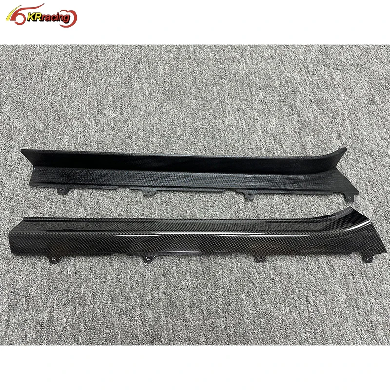 Password Style Carbon Fiber Car Door Sills For Nissan GTR R35 2008-2016