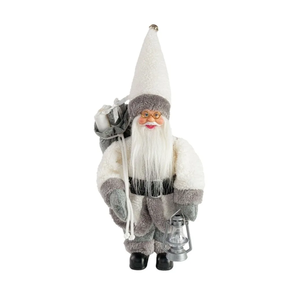 

Home Decoration Santa Claus Decorations Cute Standing Santa Claus Xmas Tree Ornament 12 Inches Santa Claus Doll