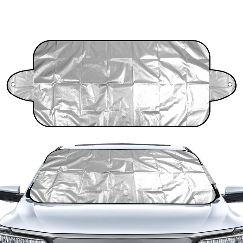 

1PC Car Windshield Sunshade, Car Snow Cover - Foldable, Ice, Sunlight and Precipitation Protection Cover, Snow Blocking Artifact