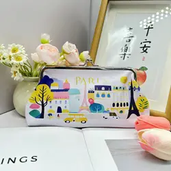 Lote de 120 unidades de monedero de piel sintética personalizado, 6 pulgadas, estampado a todo Color, cartera, bolso para llaves, logotipo de la marca, diseño de artista, recuerdo de viaje