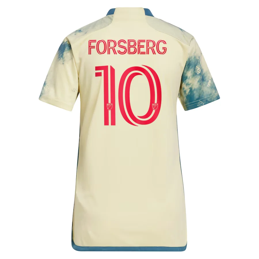 2025 Fans T Shirt  NO10 Forsberg Youth Sport Football T Shirts New York Red Bulls Classic Training Uniform Sweatshirt Jersey New