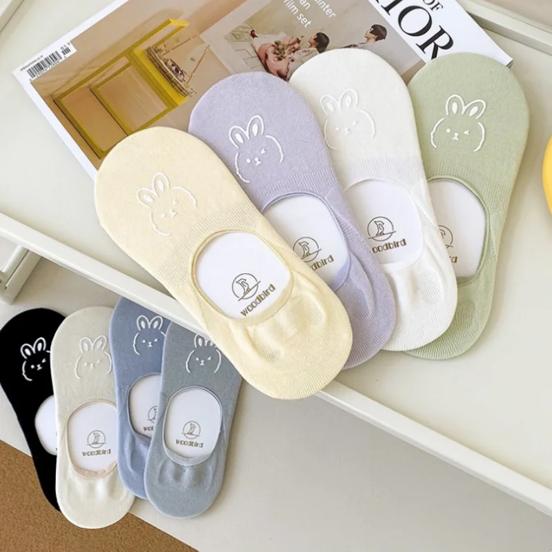 1/5 Pares de Meias Femininas d - No Show Sock Women avaliação e preço