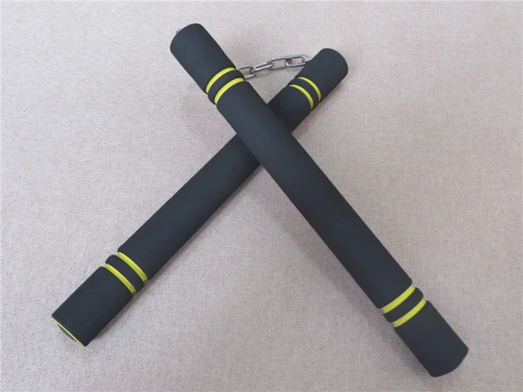 Lucamino New children adult safety sponge double cut rod sponge stick training novice beginner mat surface nunchakus wholesale