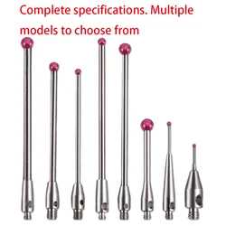 Three dimensional measuring head, three coordinate measuring needle, machine tool probe Ruby 0.5/1.0/2 ball head thread M2M3