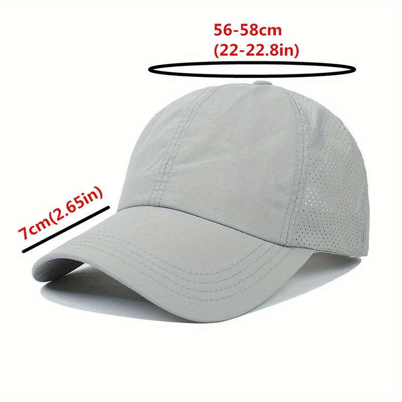 Summer New Cross Ponytail Hat Women's Sports Baseball Hat Fashionable Casual Solid Color Duckbill Hat