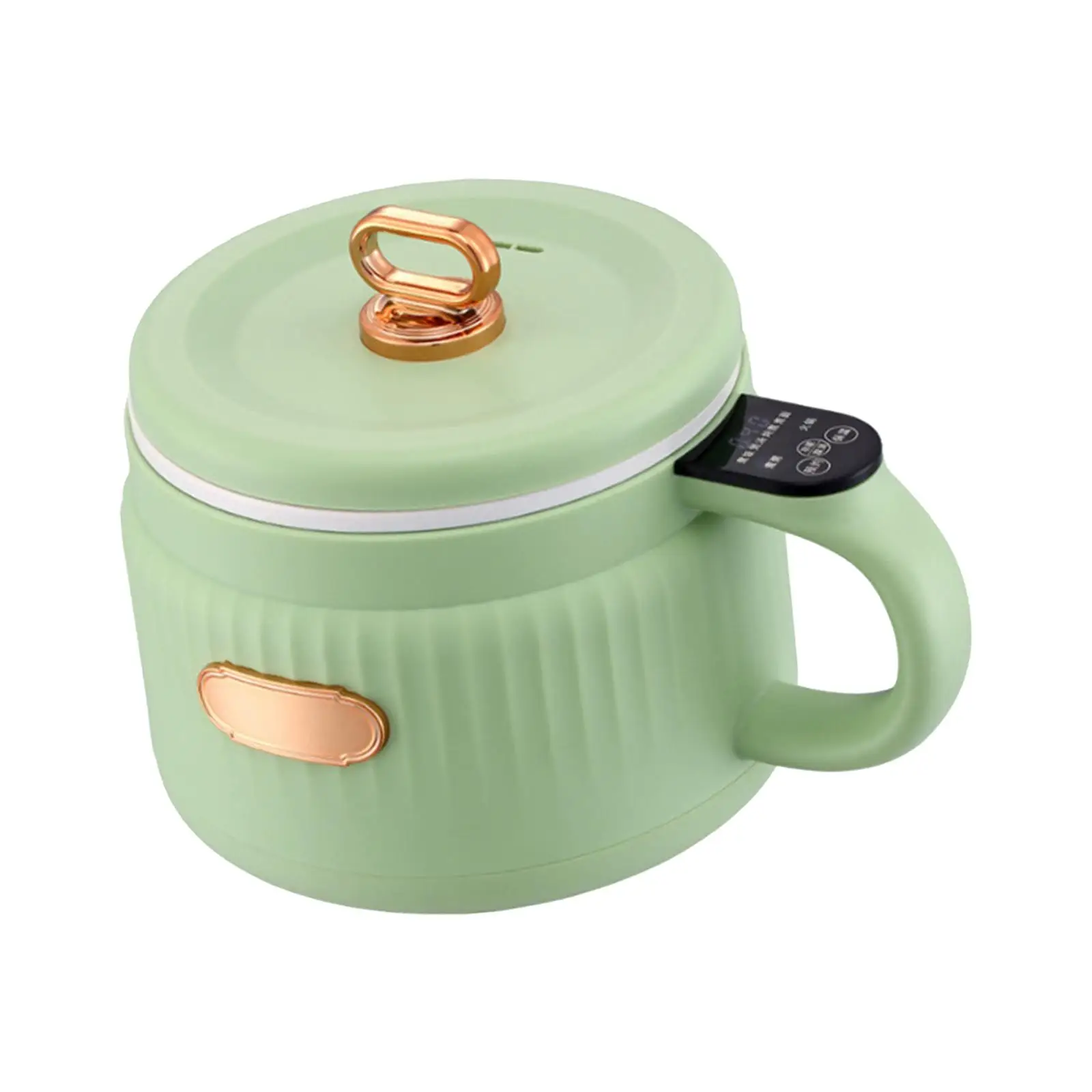 หม้อหุงข้าว nonstick 1.6L หม้อหุงข้าวอเนกประสงค์220V หม้อหุงข้าวขนาดจิ๋วหน้าจอสัมผัสสำหรับตั้งแคมป์เดินทางครัว