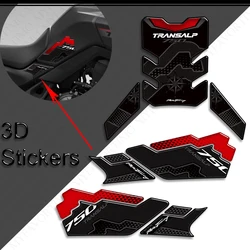 For Honda XL750 XL 750 Transalp 2023 Motorcycle Tank Knee Pad Grips Stickers Decals Protector Gas Fuel Oil Kit