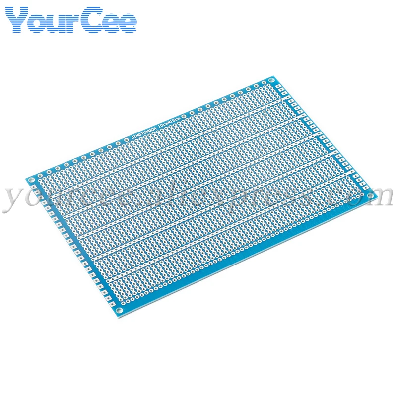 Universal Experimental Board Single Sided PCB 10*15CM 2.54MM 5.08mm Spacing Glass Fiber Blue Oil Universal PCB 10x15CM