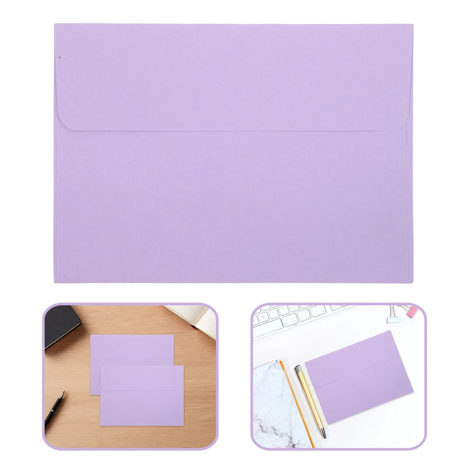 

80Pcs Vintage Blank Paper Envelopes Small Cute Tiny Library Card Size for Wedding Invitation Envelopes Birthday Baby Shower