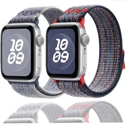 Nylon Sport Strap For Apple Watch Band 49mm For Loop Bracelet iWatch S11 10 9 8 7 6 5 4 3 se2 Ultra 2 46mm 45mm 44mm 41mm 42mm
