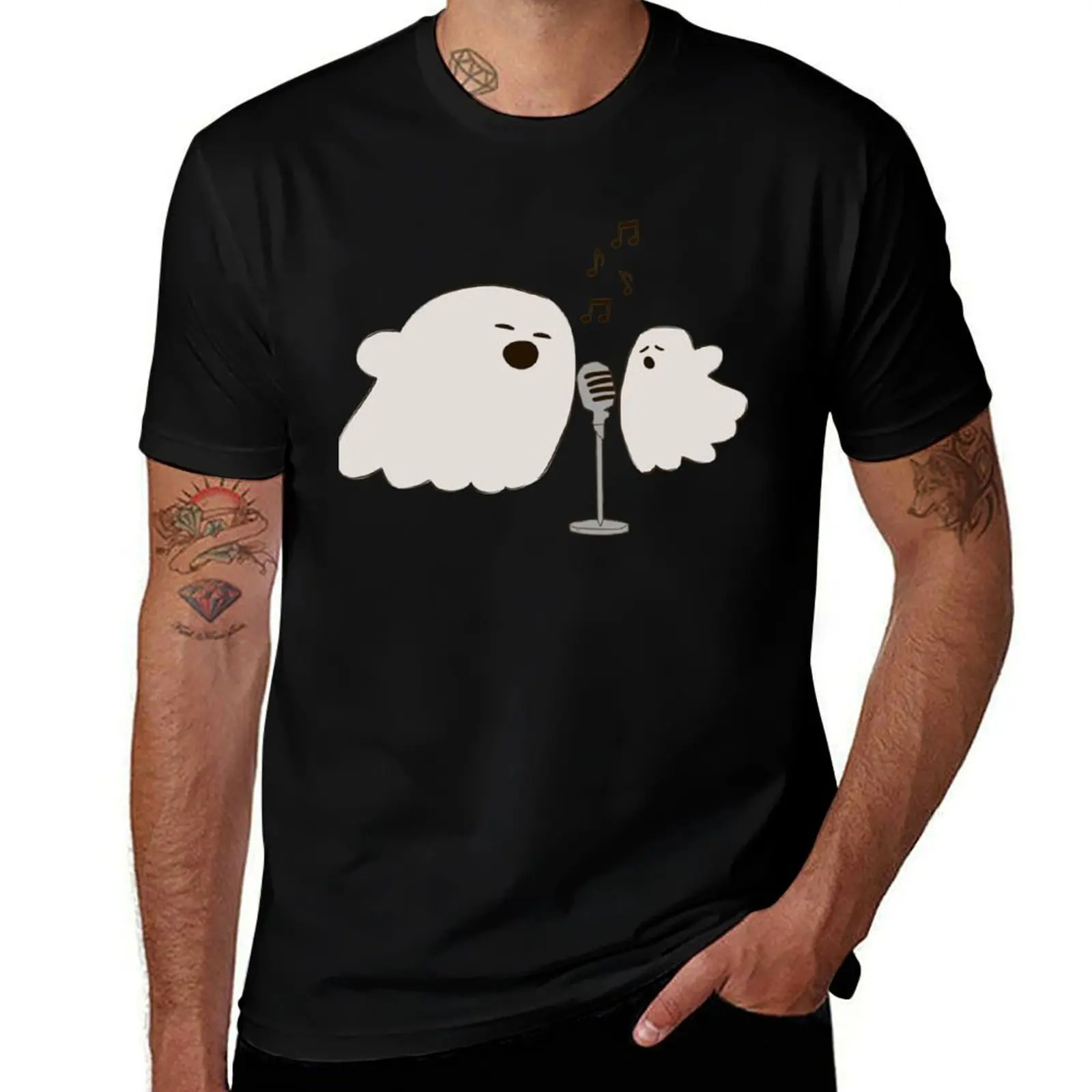 

Ghost Duet Classic T-Shirt cotton t shirt man man t shirt luxury man t shirts for men casual T-Shirt