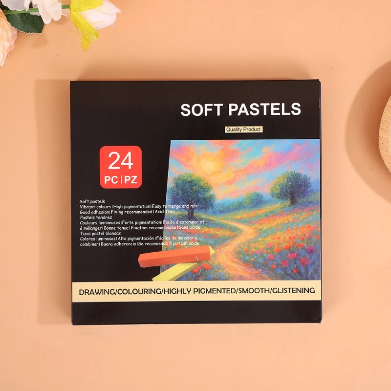 12/24 Color Chalk Soft Pastel  - огляд і ціна Chalk Pastel Set