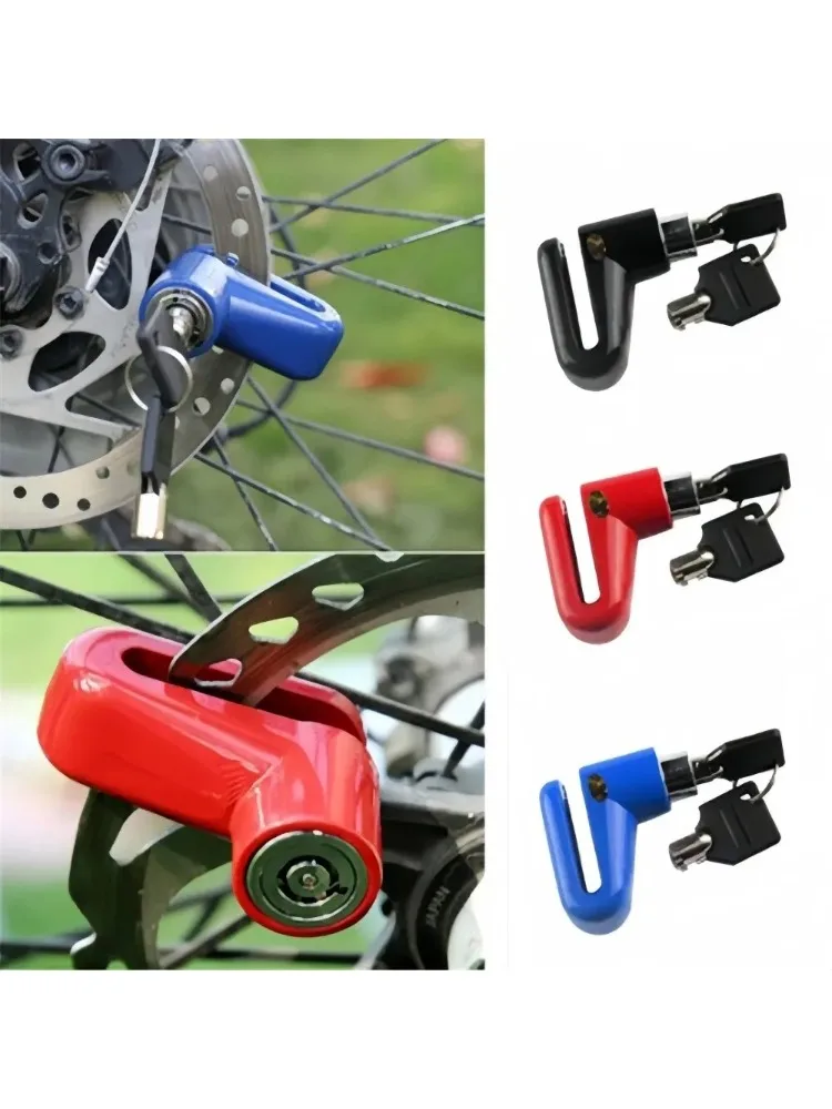 AliExpress NONE KJOY Anti-Theft Disc Brake Lock for Electric Scooters - Steel Wire Lock for Bike/Motorcycle Safety