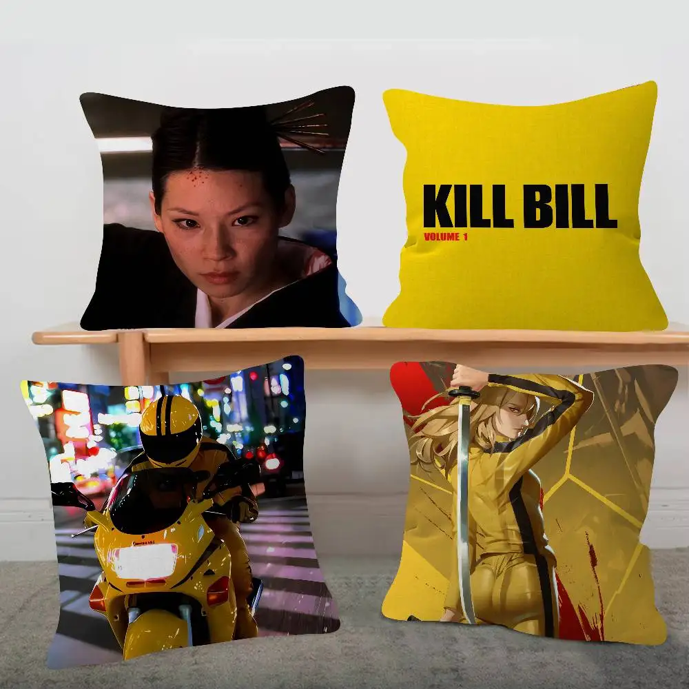 Movie Kill Bill Volume Game For Cartoon Print Peripheral Pillow Case Cushion Cover Home Decor Birthday Gift Pillowcover
