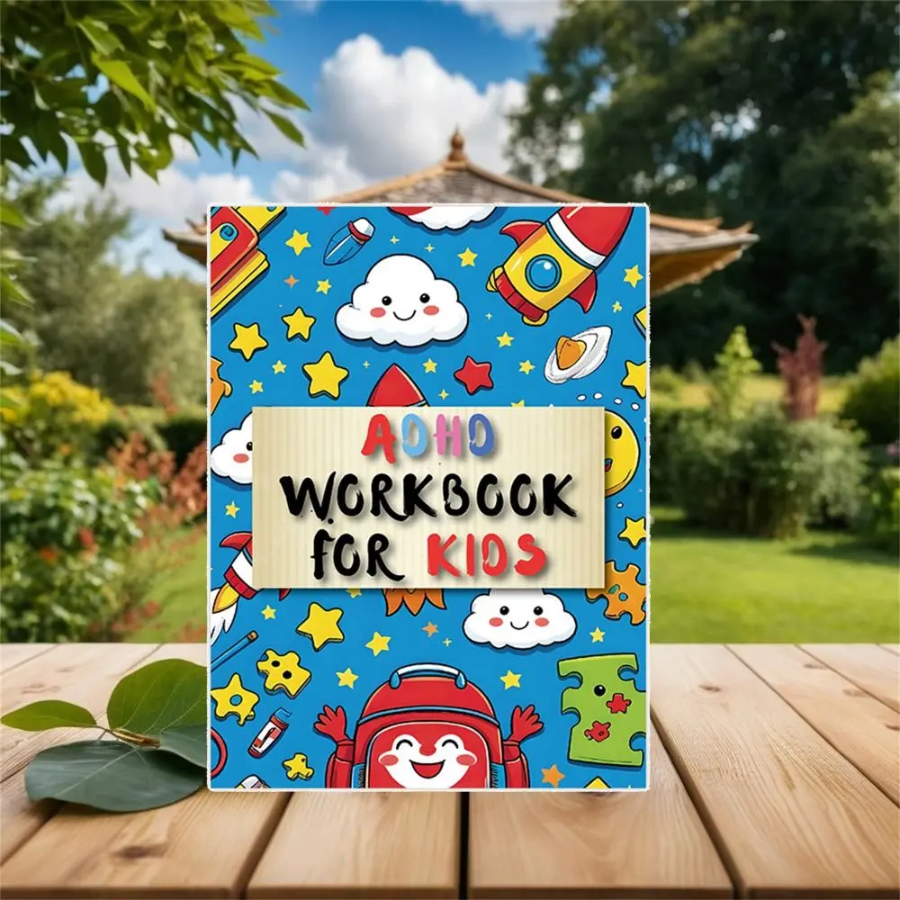 Actividades simples Libro de trabajo de tareas TDAH Renalizar el enfoque Actividades divertidas Lista de tareas TDAH Construye mejores rutinas Reduce las domingos de fusión