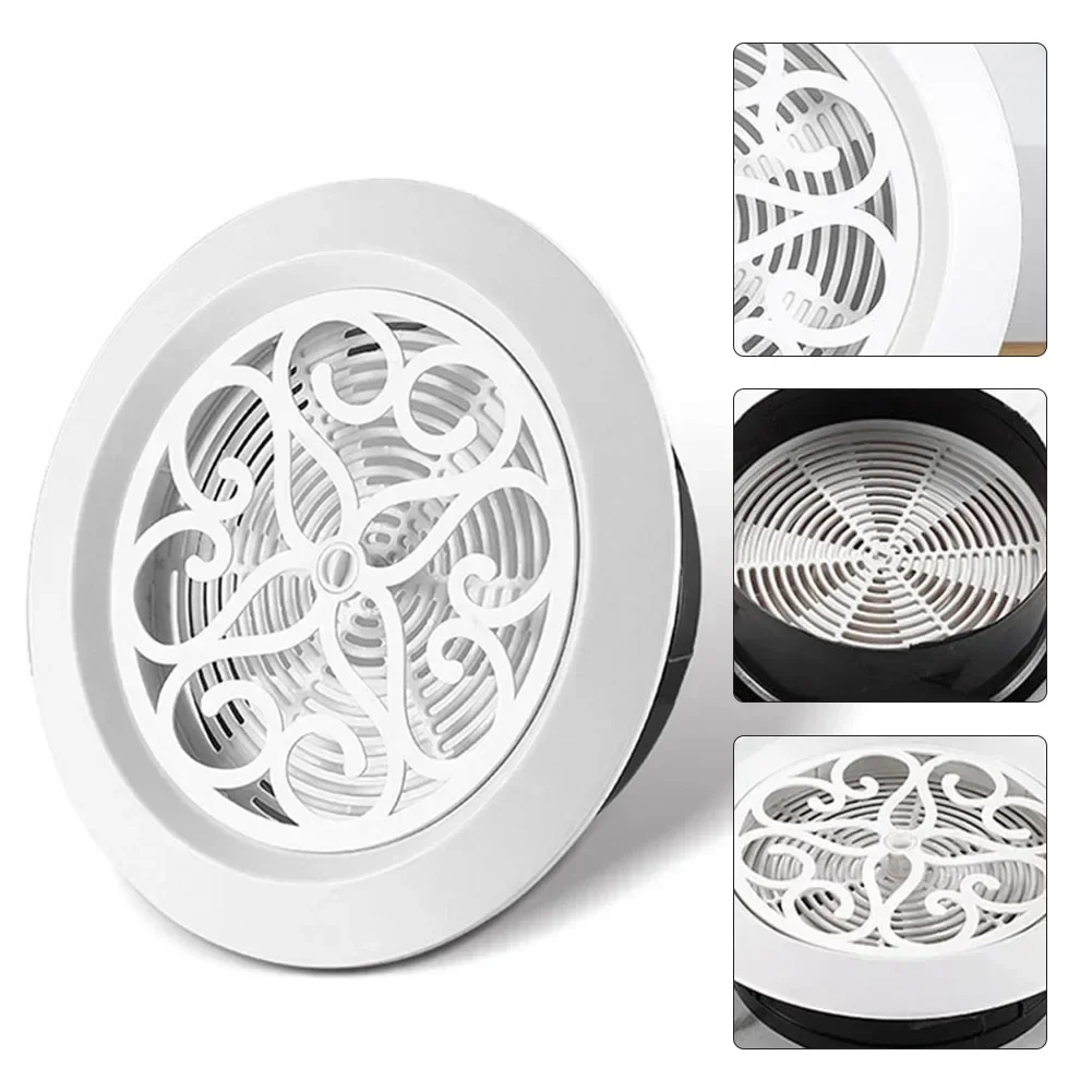 

125/150mm Adjustable Air Ventilation Cover ABS Round Decorative Ventilation Grill Outlet Ducting Ceiling Wall Hole Air Vent