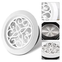 125/150mm Adjustable Air Ventilation Cover ABS Round Decorative Ventilation Grill Outlet Ducting Ceiling Wall Hole Air Vent