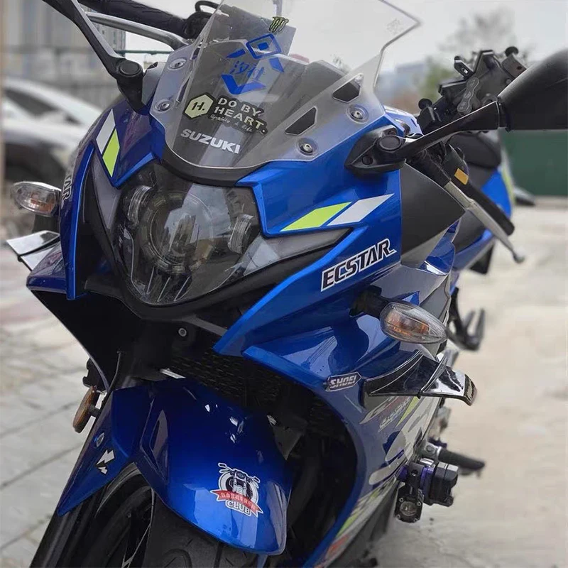 دراجة نارية رياضية دراجة هوائية الجناح الجانبي هدية تدفق الهواء منحرف الرياح سكين العالمي اكسسوارات لياماها كاواساكي الخ #5