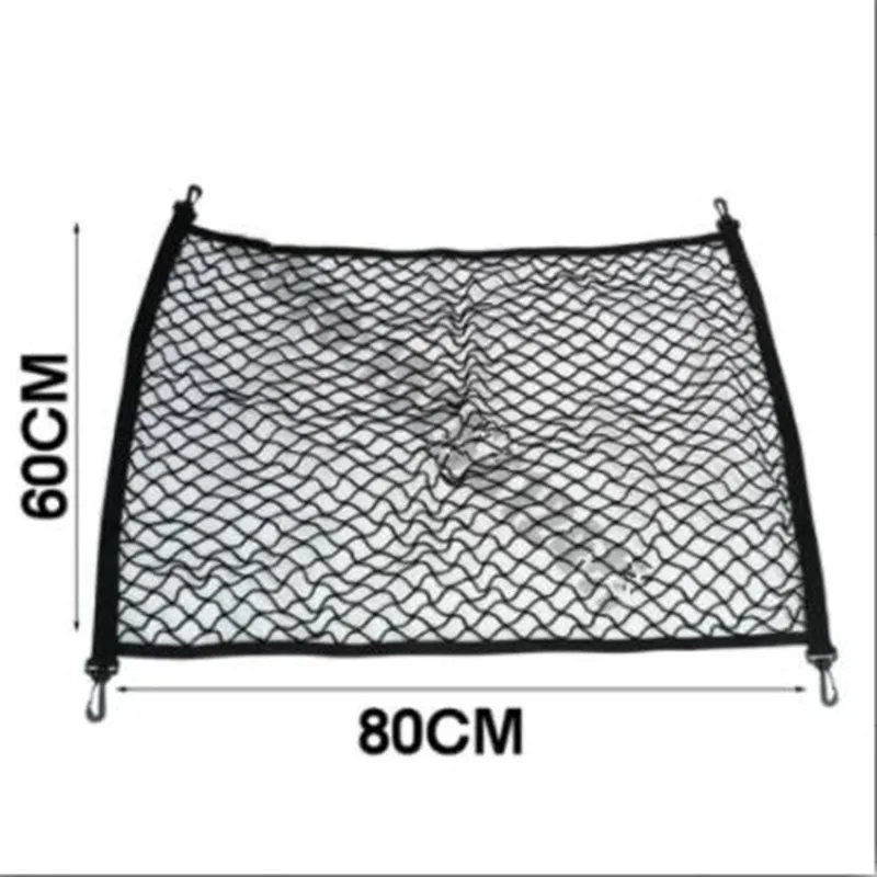 

For Vw Polo Golf 7 Auto Care Trunk Luggage Storage Cargo Organiser Nylon Elastic Mesh Net Anti-Collision protection Decoration