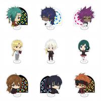 10CM Anime D Gray-man Figure Stand Model Allen Walker/Yu Kanda/Lenalee Lee/Lavi Bookman Jr Cute Desk Decor Standing Sign Gifts
