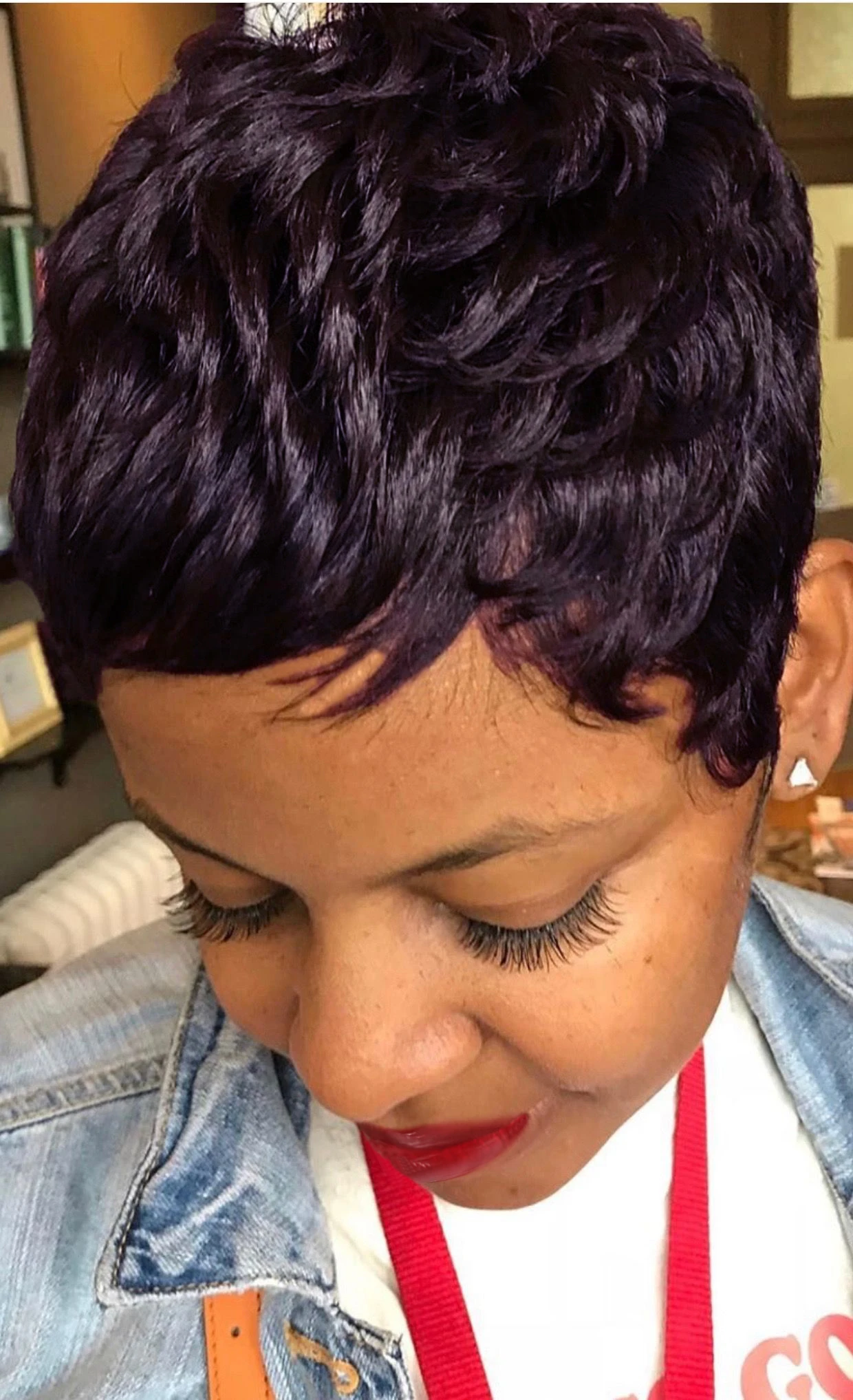 Nicelatus Synthetic Wigs for Black Women Short Pixie Cut Wigs for Black Women Short Hairstyles Wigs for Black Women Cheap Wig