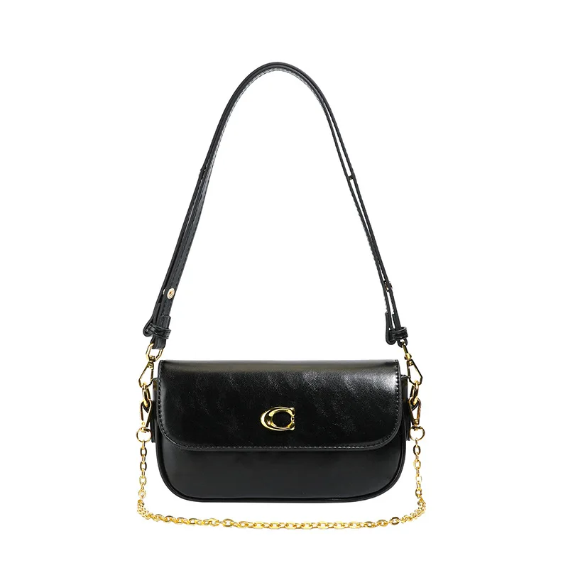 2025 Hot-Selling! Women’s Retro Underarm Bag - Premium Chain Small Square, Portable Versatile Messenger Shoulder